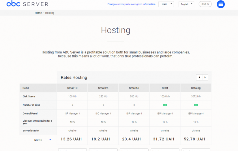 ABC server screenshot 2